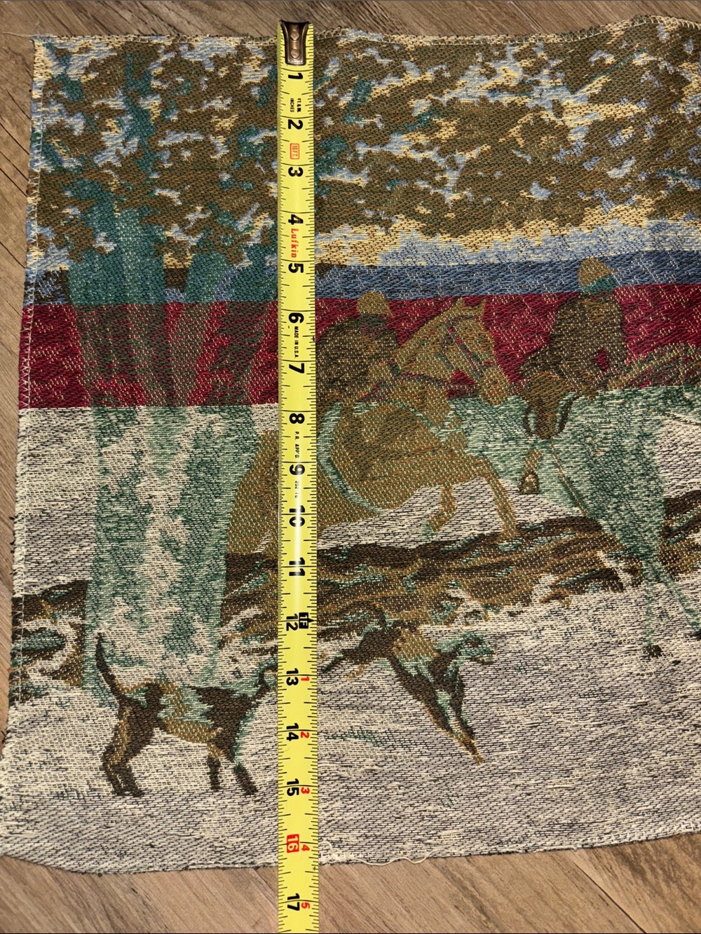 Vintage Equestrian Tapestry Panel - Picture 7 of 9